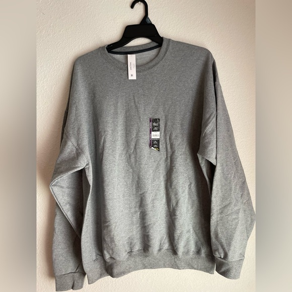 Athletic Works Moisture Wicking Fleece Gray Crewneck Pullover size XXL-NWT - Picture 1 of 5
